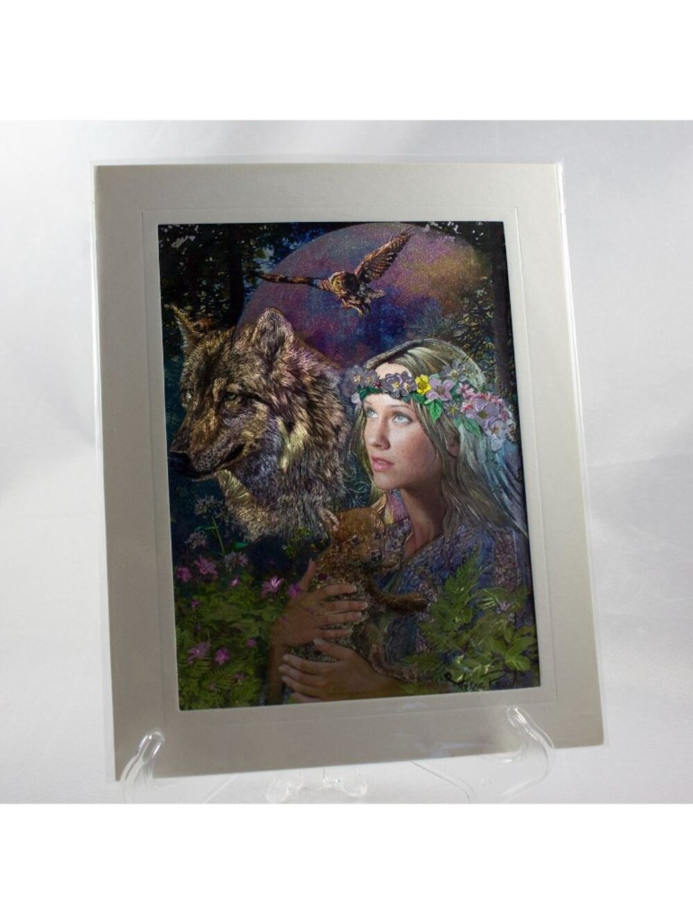 Dufex Foil Art Print F J Warren 2008 "Forest Friends" #156771 Steve Read
